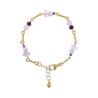 Bracciale con Agata e Ametista – ETRUSCA GIOIELLI