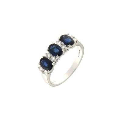 Anello zaffiri e diamanti – MIRCO VISCONTI