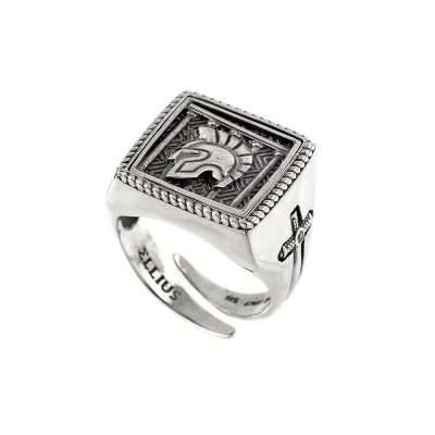 Anello Gladiatore Quadrato - ELLIUS