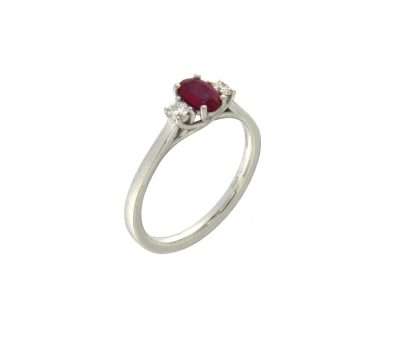 Anello rubino e diamanti – MIRCO VISCONTI