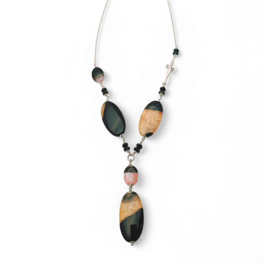 Outlet 61 Collana agata variegata - CESARE PACIOTTI