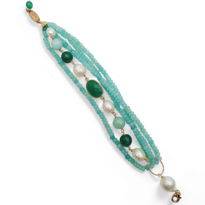 Bracciale agata verde - MARAKO'