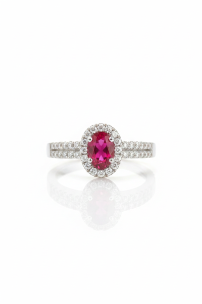 Anello con rubino e diamanti – DAVITE & DELUCCHI