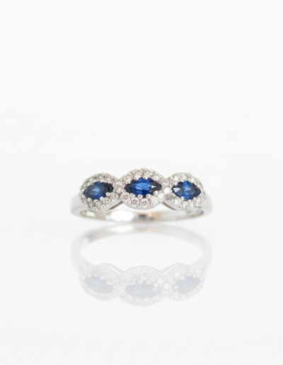 Anello con zaffiri e diamanti – DAVITE & DELUCCHI