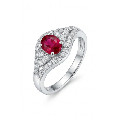 Anello con rubino e diamanti – DAVITE & DELUCCHI