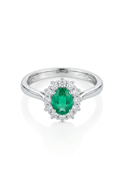 Anello con smeraldo e diamanti – DAVITE & DELUCCHI