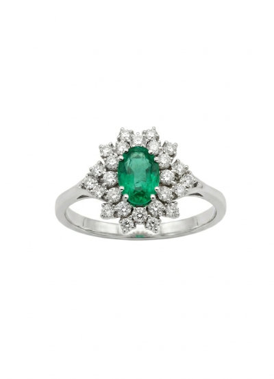 Anello con smeraldo e diamanti – DAVITE & DELUCCHI
