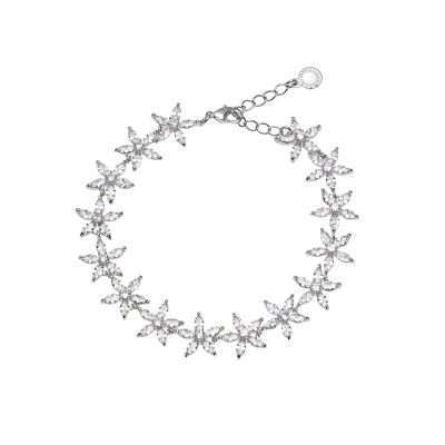 Bracciale Fiori Strass - OTTAVIANI